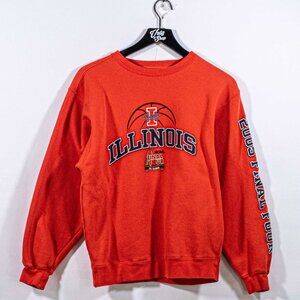 Illinois 2005 NCAA Final Four Sweatshirt Jansport Small VTG y2k College